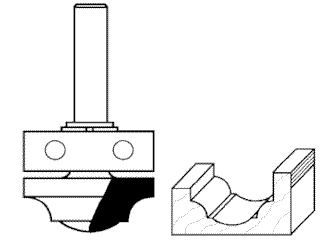 Kopioiva muotojyrsin H62, varsi 6 mm