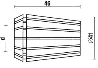 Kiristysholkki ER 40 DIN 6499 cnc