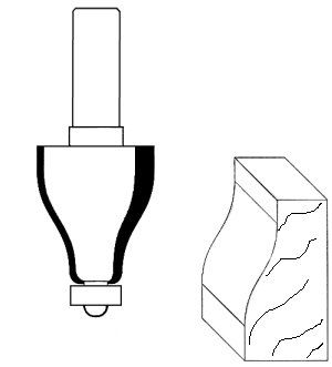 Peilin nousunajoterä E1908, varsi 12 mm