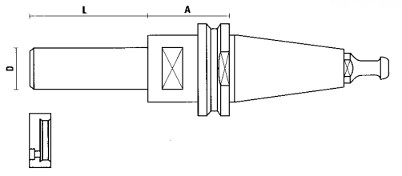 Jyrsinkara kartio ISO 30 - ISO 40 cnc istukka pidin